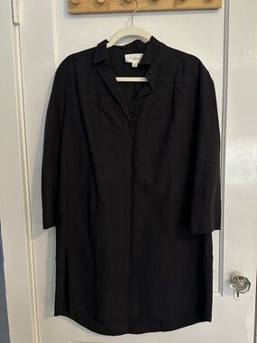 Pomander Place Black Tunic Shirt Dress - Size Large